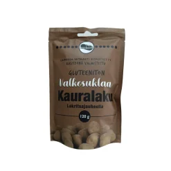 Gluteeniton valkosuklaa-kauralaku lakritsijauheella, 120 g