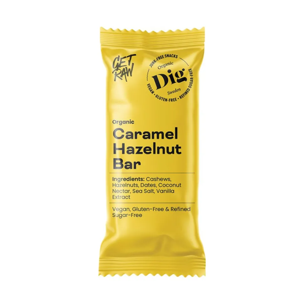Karamelli-hasselpähkinäpatukka, Dig, 42 g