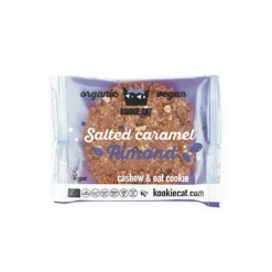 Kaurakeksi, suolakaramelli & manteli, Kookie Cat, 50 g