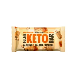 Keto-proteiinipatukka, manteli & suolakaramelli, Pulsin, 50 g