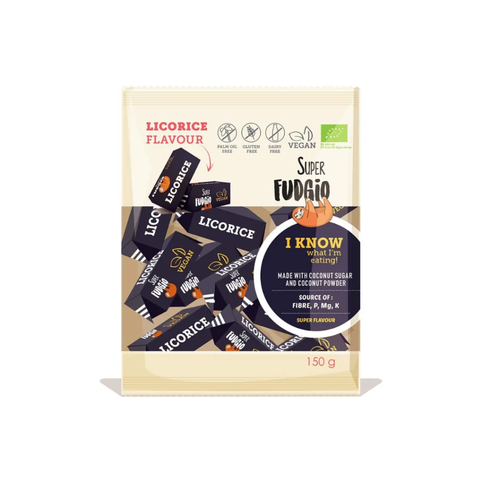 Lakritsifudge, Super Fudgio, 150 g