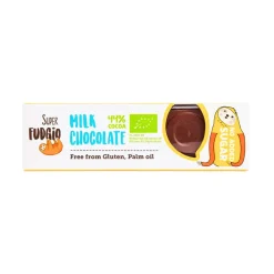 Maitosuklaapatukka, 40 g, Super Fudgio, luomu