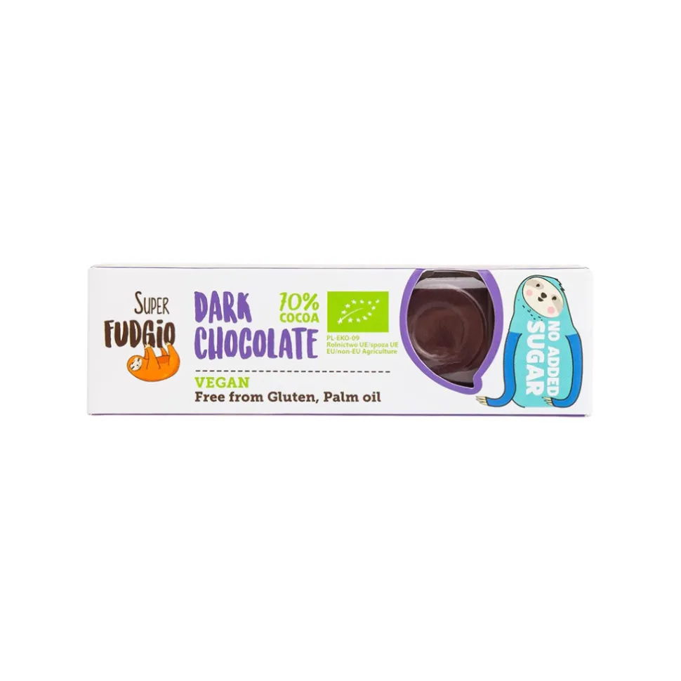 Vegaaninen tumma suklaapatukka, Super Fudgio, 40 g, luomu