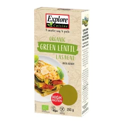 Vihreä linssilasagne, Explore Cuisine, 250 g, luomu